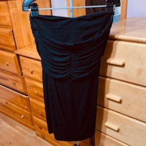 Express Strapless Ruched Dress